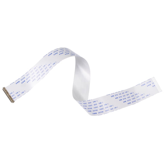 Uxcell FFC FPC Cable 0.5mm Pitch 40 Pin 300mm Flat Ribbon Cable for LCD Screen B Type