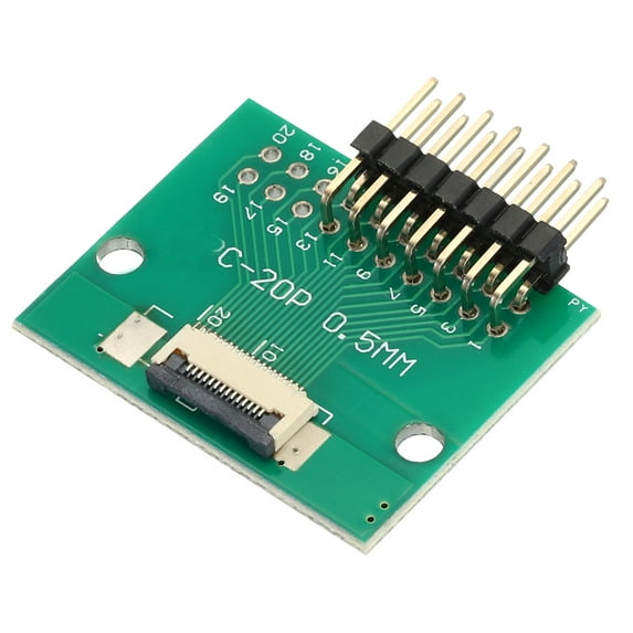 Uxcell FFC FPC Connector Board 14 Pin 0.5mm 2.54mm to 1.0mm 2.54mm DVD PCB Converter Board