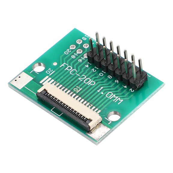 Uxcell FFC FPC Connector Board 14 Pin 1mm Socket to 2.54mm Double Row Straight Needles Flip-down Adapter, PCB Converter Board for LCD TV Digital Camera Laptop