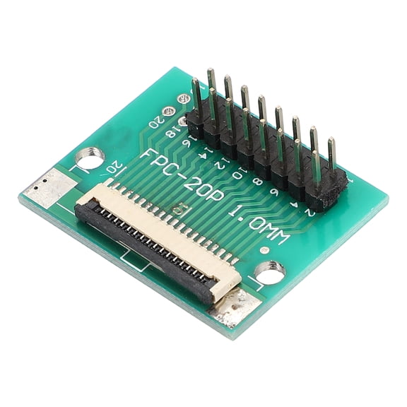 Uxcell FFC FPC Connector Board 16 Pin 1mm Socket to 2.54mm Double Row Straight Needles Flip-down Adapter, PCB Converter Board for LCD TV Digital Camera Laptop