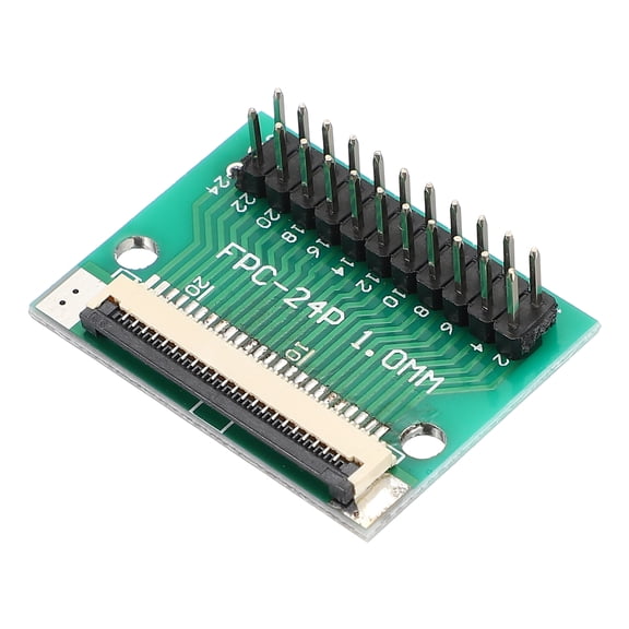 Uxcell FFC FPC Connector Board 22 Pin 1mm Socket to 2.54mm Double Row Straight Needles Flip-down Adapter, PCB Converter Board for LCD TV Digital Camera Laptop