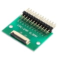 thumbnail image 1 of Uxcell FFC FPC Connector Board 24 Pin 0.5mm 2.54mm to 1.0mm 2.54mm DVD PCB Converter Board, 1 of 5