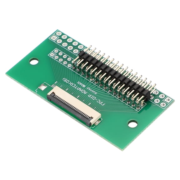 Uxcell FFC FPC Connector Board 30 Pin 0.5mm Socket to 2mm Double Row of Bent Pins Flip-down Adapter, PCB Converter Board for LCD TV Digital Camera Laptop