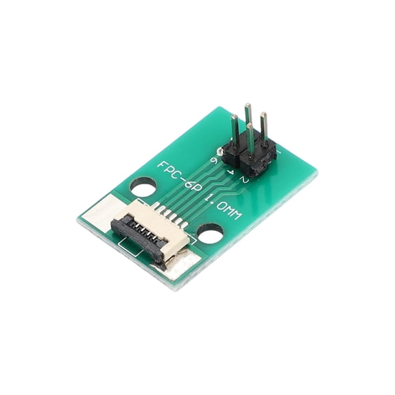 Uxcell FFC FPC Connector Board 4 Pin 1.0 mm Socket to 2.54 mm Double Row Straight Needles Flip-down Adapter, PCB Converter Board for LCD TV Digital Cameras Laptops