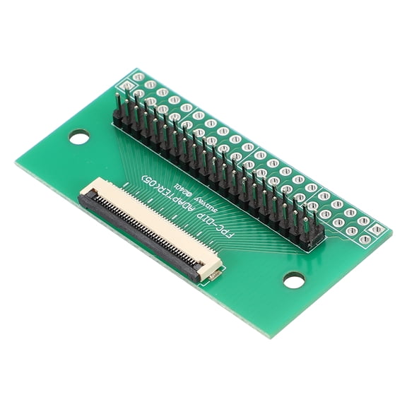 Uxcell FFC FPC Connector Board 40 Pin 0.5mm Socket to 2mm Double Row Straight Needles Flip-down Adapter, PCB Converter Board for LCD TV Digital Camera Laptop