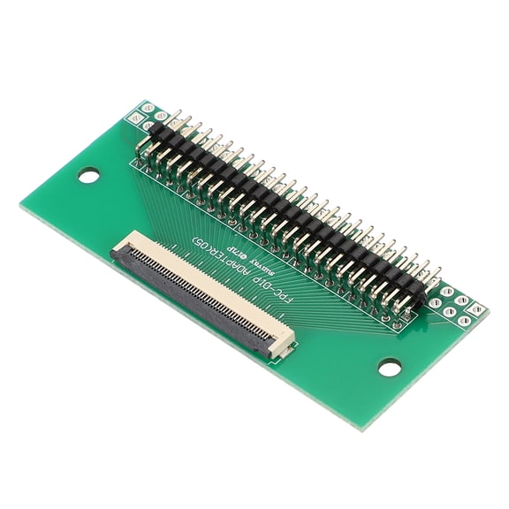 Uxcell FFC FPC Connector Board 50 Pin 0.5mm Socket to 2mm Double Row of Bent Pins Flip-down Adapter, PCB Converter Board for LCD TV Digital Camera Laptop