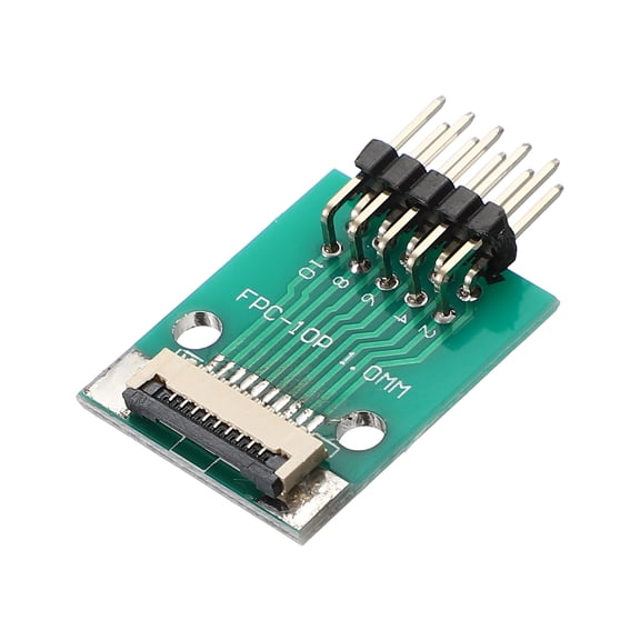Uxcell FFC FPC Connector Board 9 Pin 1mm Socket to 2.54mm Double Row of Bent Pins Flip-down Adapter, PCB Converter Board for LCD TV Digital Camera Laptop