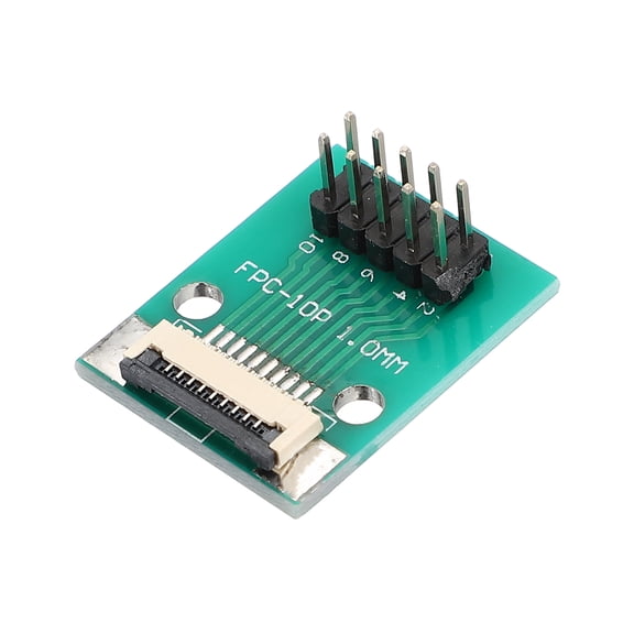 Uxcell FFC FPC Connector Board 9 Pin 1mm Socket to 2.54mm Double Row Straight Needles Flip-down Adapter, PCB Converter Board for LCD TV Digital Camera Laptop