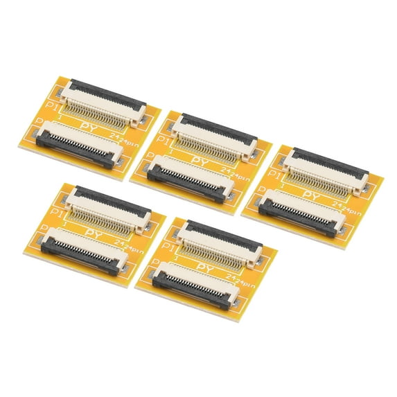 Uxcell FFC FPC Extension Board PCB Extend Connector 22 Pin 0.5mm Pitch Single Side 5 Pack