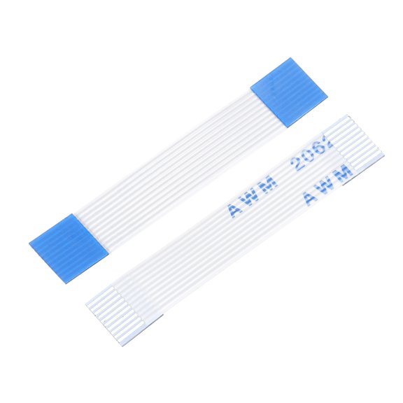 Uxcell FFC FPC Flat Flexible Cable, 10 Pins 0.5mm Pitch 30mm Long (A Type) for LCD 3D Printer Camera DVD TV Laptop Audio Pack of 5