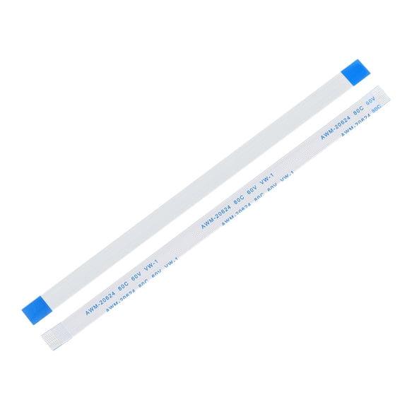 Uxcell FFC FPC Flat Flexible Cable, 13 Pins 0.5mm Pitch 150mm Long (A Type) for LCD 3D Printer Camera DVD TV Laptop Audio Pack of 20