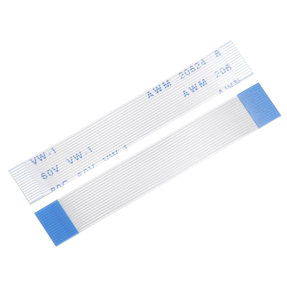 Uxcell FFC FPC Flat Flexible Cable, 15 Pin 0.5mm Pitch 50mm Long (A Type) for LCD 3D Printer Camera DVD TV Laptop Audio Pack of 10