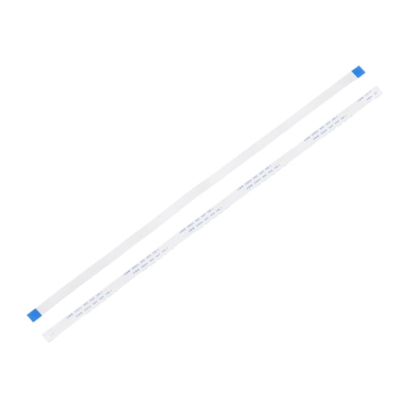 Uxcell FFC FPC Flat Flexible Cable, 15 Pins 0.5mm Pitch 400mm Long (A Type) for LCD 3D Printer Camera DVD TV Laptop Audio Pack of 5