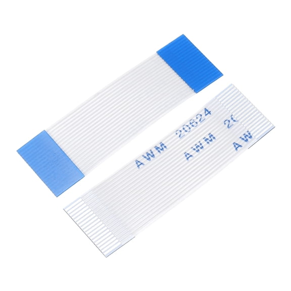 Uxcell FFC FPC Flat Flexible Cable, 18 Pins 0.5mm Pitch 30mm Long (A Type) for LCD 3D Printer Camera DVD TV Laptop Audio Pack of 5