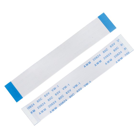 Uxcell FFC FPC Flat Flexible Cable, 26 Pins 0.5mm Pitch 80mm Long (A Type) for LCD 3D Printer Camera DVD TV Laptop Audio Pack of 5