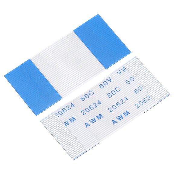 Uxcell FFC FPC Flat Flexible Cable, 28 Pins 0.5mm Pitch 30mm Long (A Type) for LCD 3D Printer Camera DVD TV Laptop Audio Pack of 5