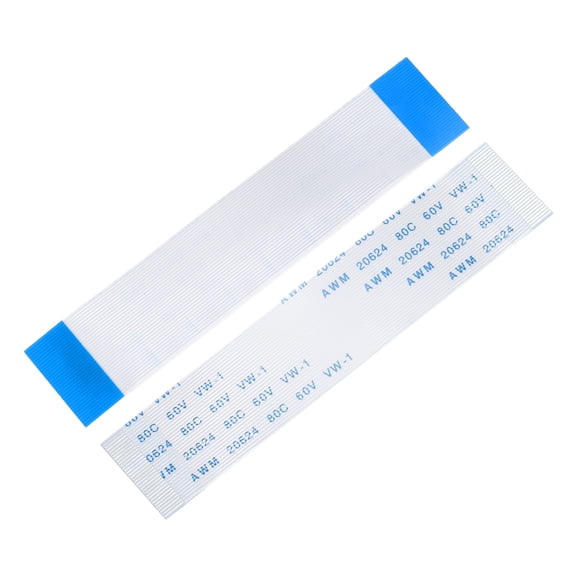 Uxcell FFC FPC Flat Flexible Cable, 32 Pins 0.5mm Pitch 80mm Long (A Type) for LCD 3D Printer Camera DVD TV Laptop Audio Pack of 5