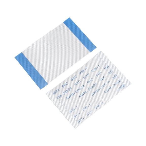 Uxcell FFC FPC Flat Flexible Cable, 50 Pins 0.5mm Pitch 30mm Long (A Type) for LCD 3D Printer Camera DVD TV Laptop Audio Pack of 5