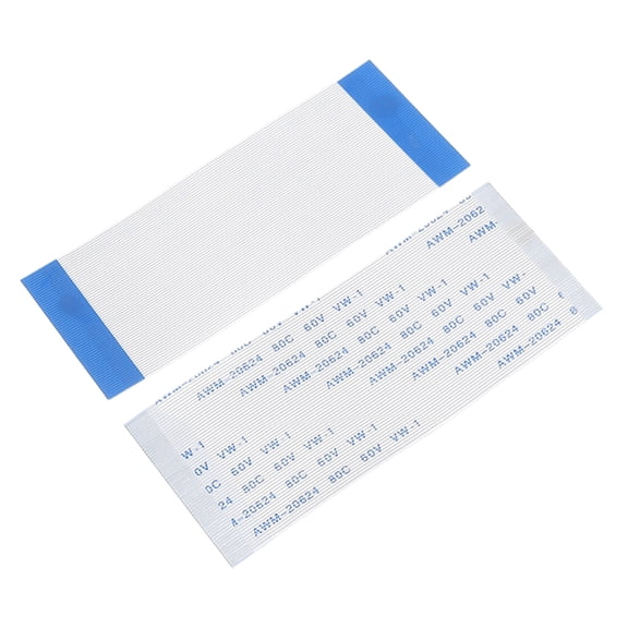 Uxcell FFC FPC Flat Flexible Cable, 60 Pins 0.5mm Pitch 80mm Long (A Type) for LCD 3D Printer Camera DVD TV Laptop Audio Pack of 5