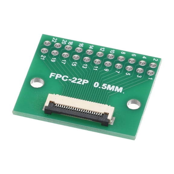 Uxcell FFC FPC PCB Converter Board 22 Pin 0.5mm Pitch to DIP 2.54mm Single Side