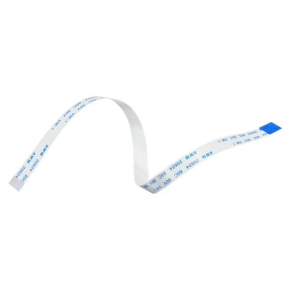 Uxcell FFC Ribbon Flat Flexible Cable 12 Pin 0.5mm 200mm (B Type) for LCD Laptop 10 Pack