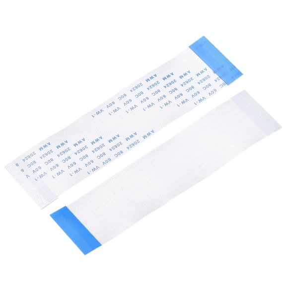 Uxcell FFC Ribbon Flat Flexible Cable 50 Pin 0.5mm 100mm (B Type) for LCD Laptop 5 Pack