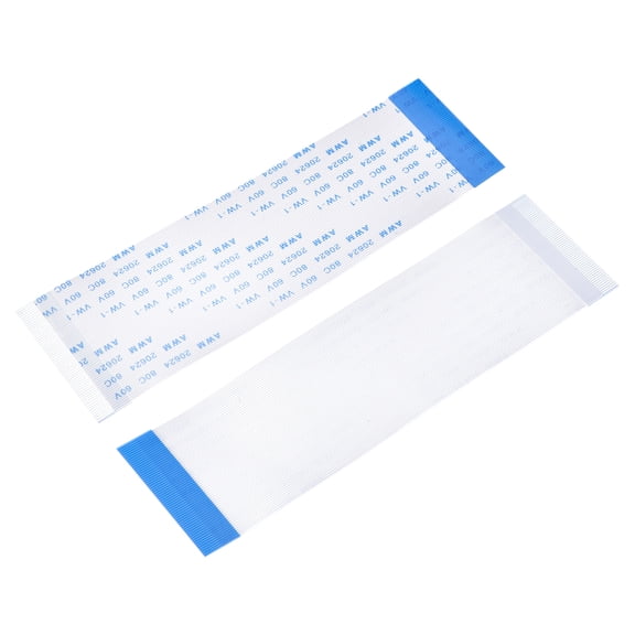 Uxcell FFC Ribbon Flat Flexible Cable 60 Pin 0.5mm 100mm (B Type) for LCD Laptop 5 Pack