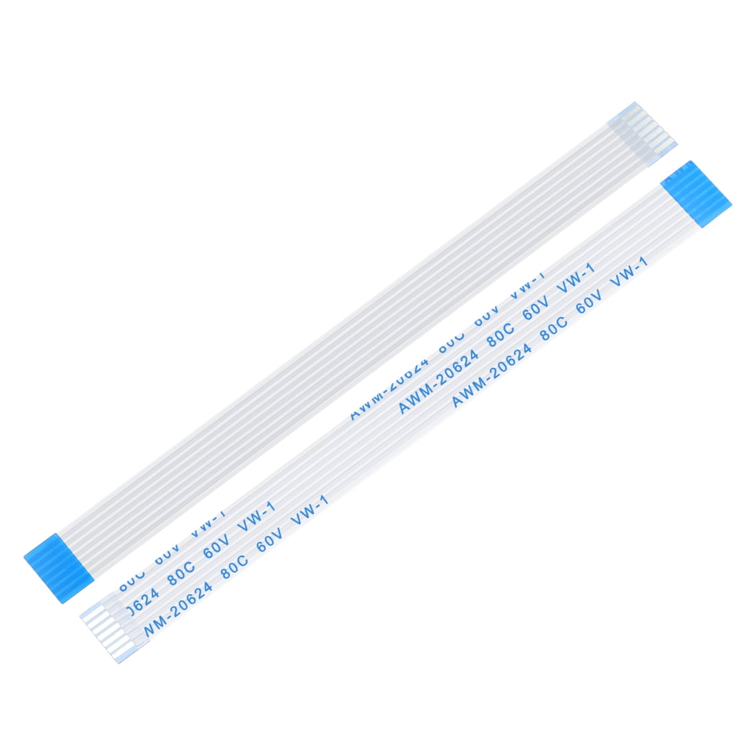 Uxcell FFC Ribbon Flat Flexible Cable, 7 Pin 1mm Pitch 80mm Long (B ...