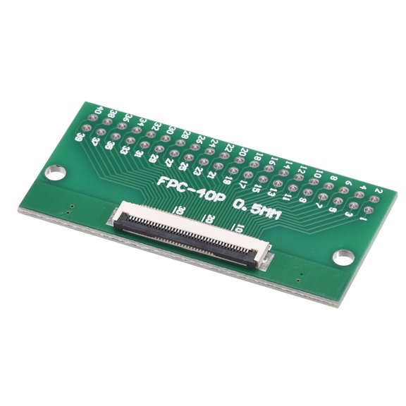 Uxcell FPC Converter Board 40P 0.5mm on Socket Side, Back 1.0mm, to DIP 2.54mm