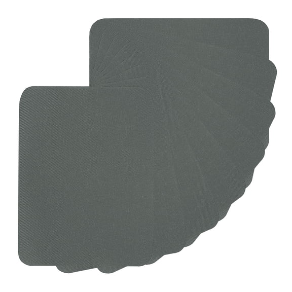 Uxcell Fabric Iron-on Patches, Repair Patches Kit for Clothing Pants Dark Grey