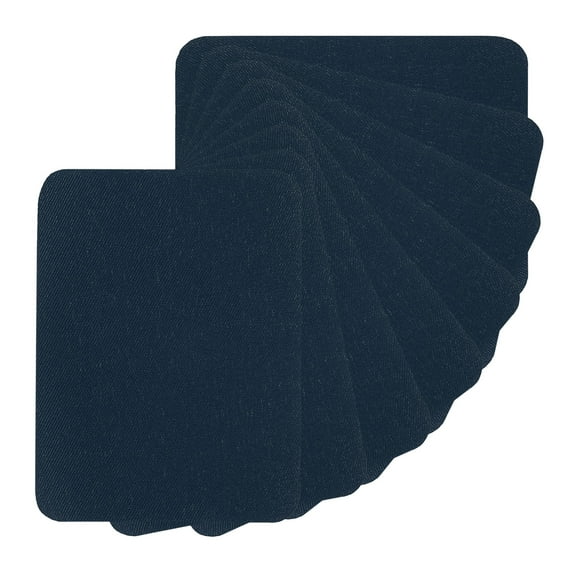 Uxcell Fabric Iron-on Patches, Repair Patches Kit for Clothing Pants Navy Blue