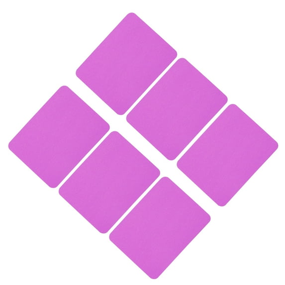 Uxcell 6 Pcs Iron on Patches Fabric Repair Patches for Clothes Lilac