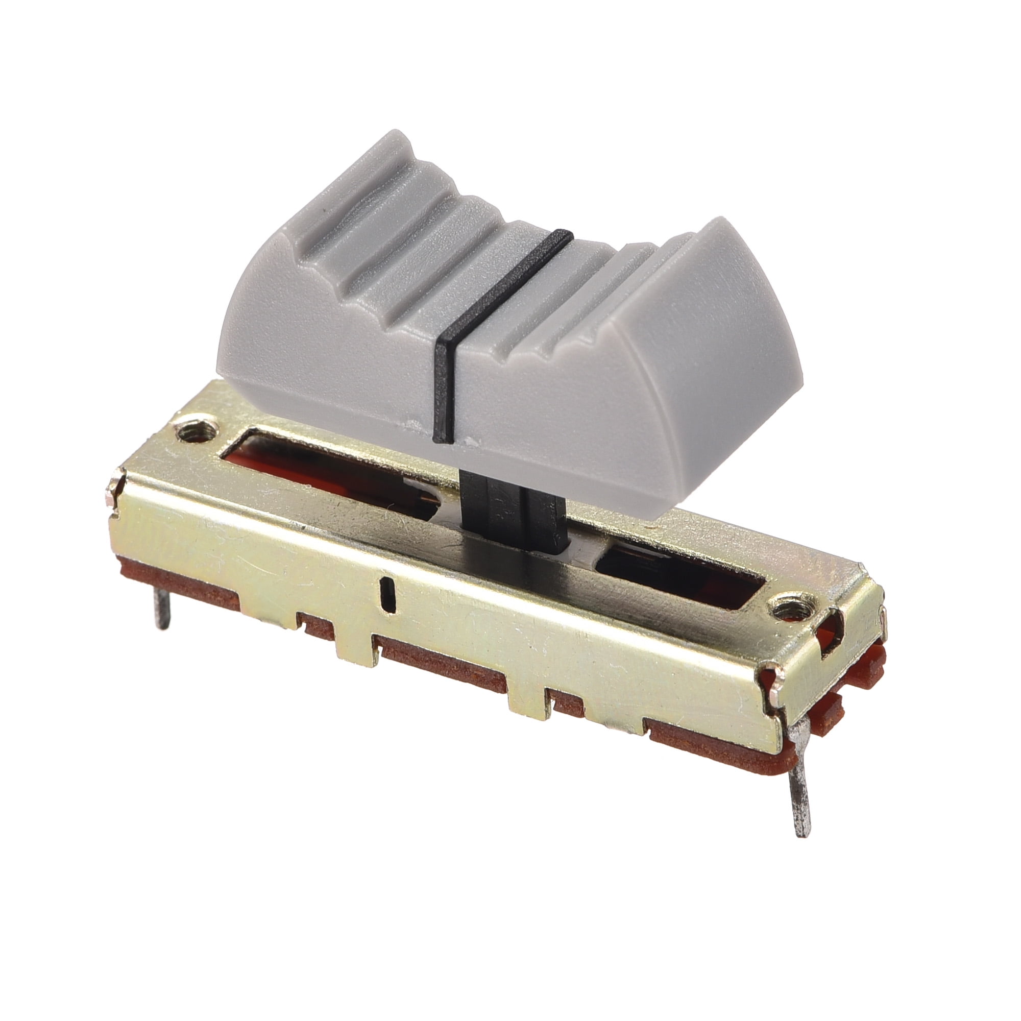 Uxcell Fader Variable Resistors Mixer 35mm Straight Slide Potentiometer B50K Ohm Grey Black