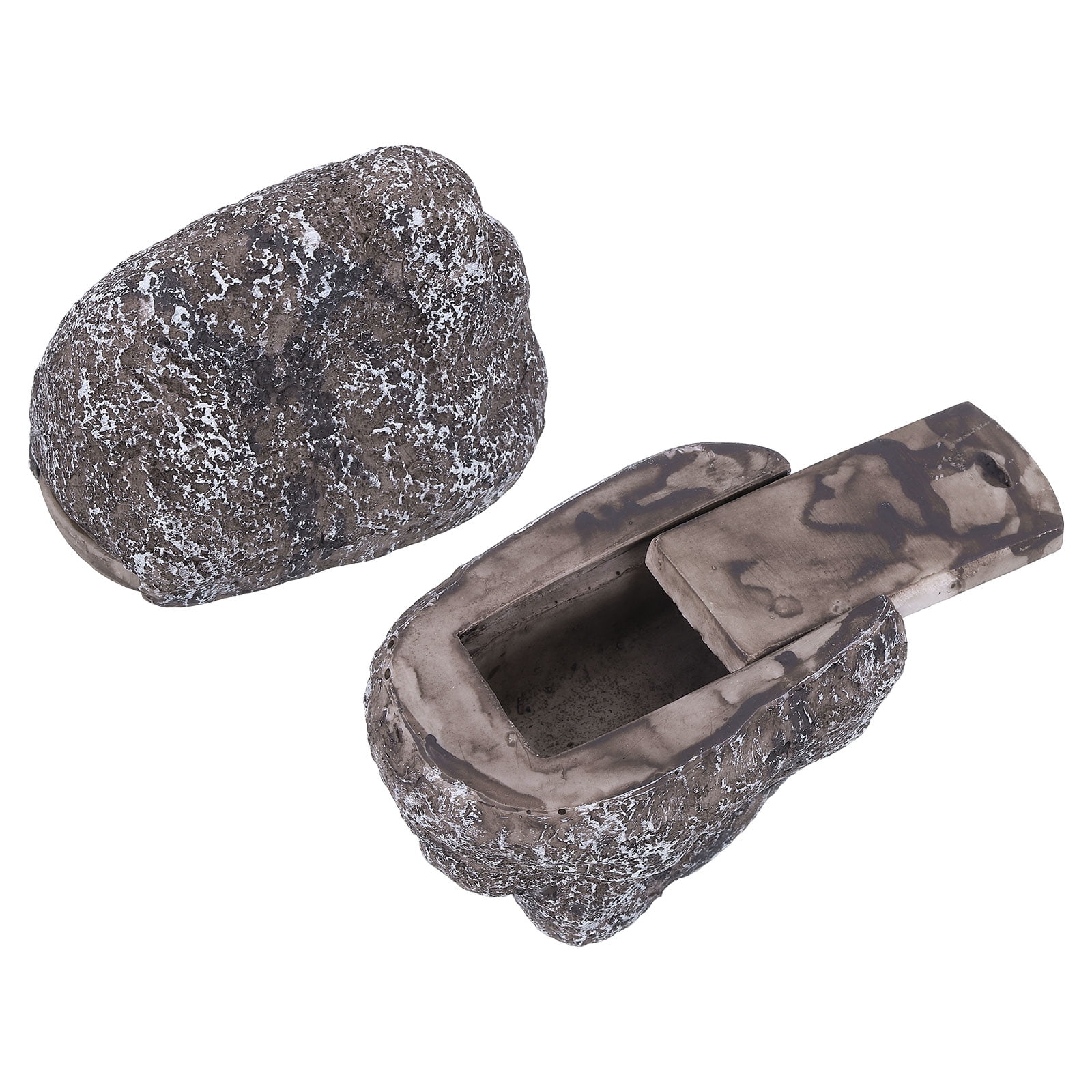 Uxcell Fake Rock Key Hider, Hide A Spare Key Outdoor Waterproof Fake ...