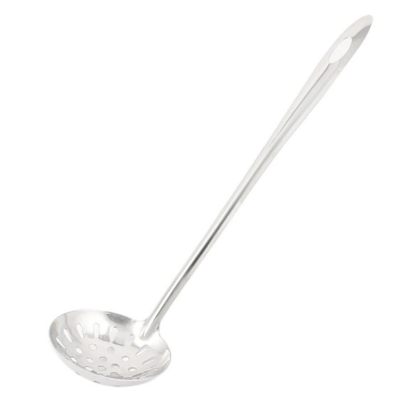 Uxcell Family Kitchen Stainless Steel Strainer Scoop Colander Spoon 28cm