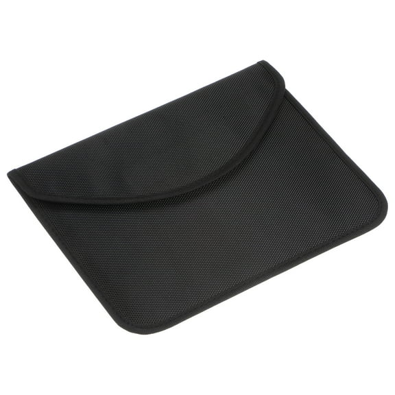 Uxcell Faraday Bag, RFID Signal Blocking Pouch 9 Inch Anti-Tracking Anti-Spying Tablet for Pad, Black