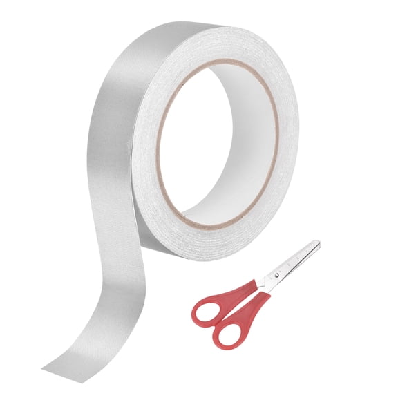 Uxcell Faraday Fabric Tape (1.2" x 65 ft x 0.1mm) Double Conductive High Temp Cloth Tape for Electrical Connection EMI Shielding Wire Harness Wrap ESD Grounding Display Repair