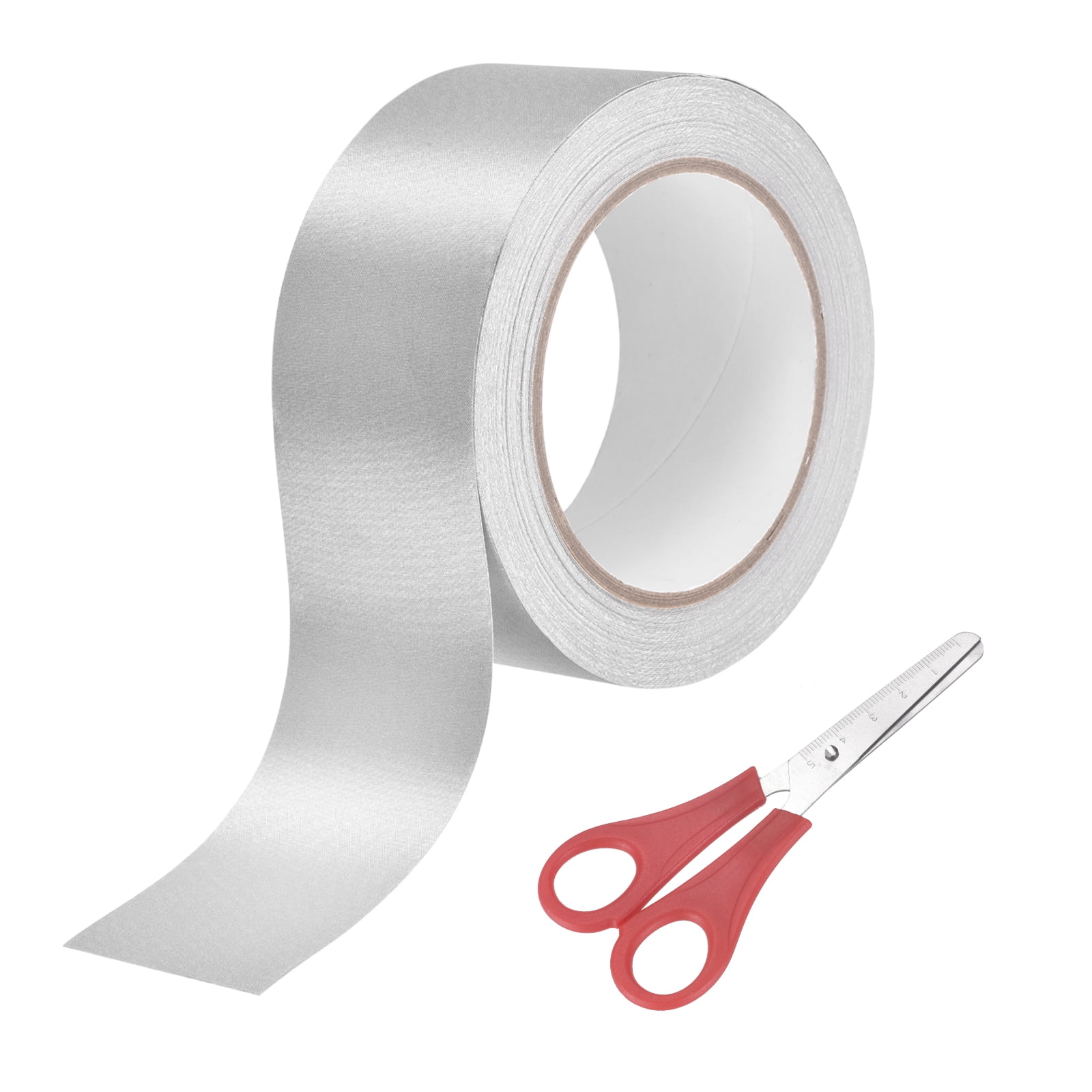 Uxcell Faraday Fabric Tape (2" x 65 ft x 0.1mm) Double Conductive High Temp Cloth Tape for Electrical Connection EMI Shielding Wire Harness Wrap ESD Grounding Display Repair