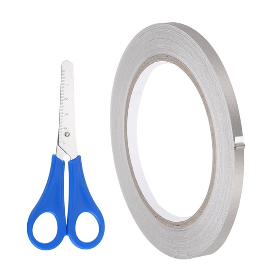 Uxcell Faraday Tape 0.2" x 66 Feet Single Side Conductive Cloth Tape High Temp Adhesive Tapes Roll for RFI/EMI Shielding Grounding Electrical Repair Cable Interference Blocking