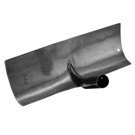 Uxcell Farm Scraper Rake Head, Galvanized Manganese Steel for Garden Farm Backyard without Handle, Black