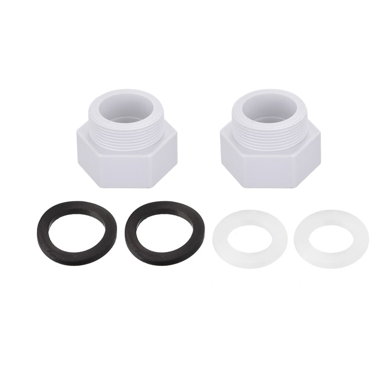 faucet adapter installation plastic threads
