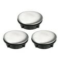 thumbnail image 1 of Uxcell Faucet Hole Covers Metal, Nickel Plated, Plastic 1"-1.2" Hole Size 1.42" x 0.55" Silver 3pcs, 1 of 3