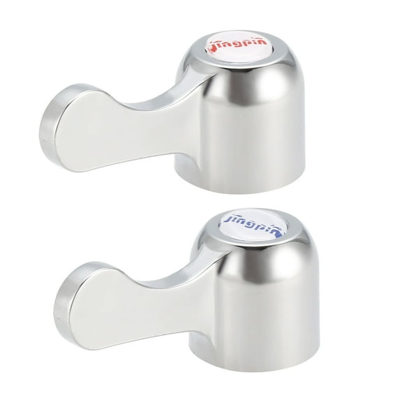 Uxcell Faucet Lever Handle 1.14 inch Dia Universal Single Lever Handle Replacement 2 Pcs