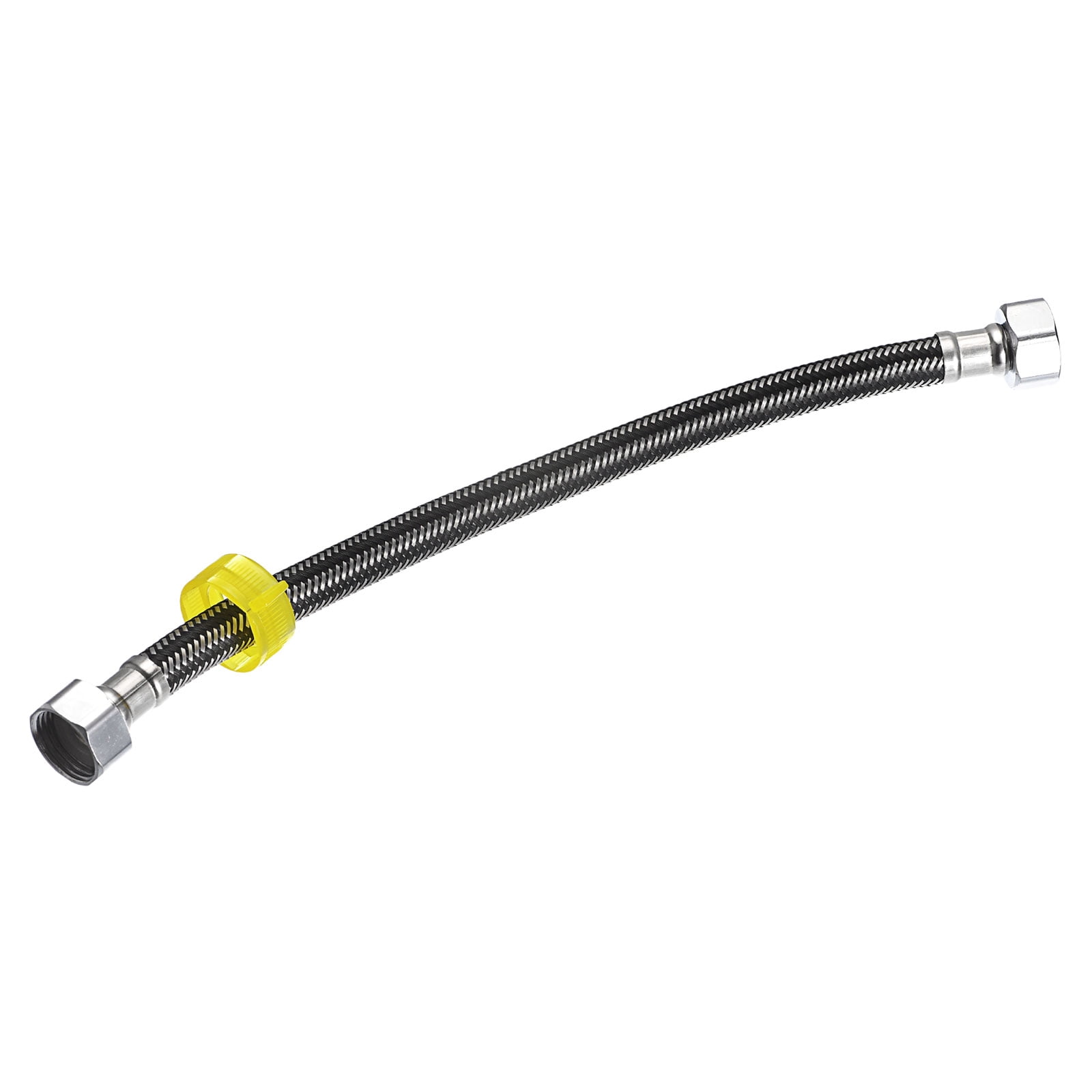 Uxcell 1/2 BSP Female X 1/2 BSP Male Stainless Steel Faucet Supply Line – 8 Inch Length, 304 Hose