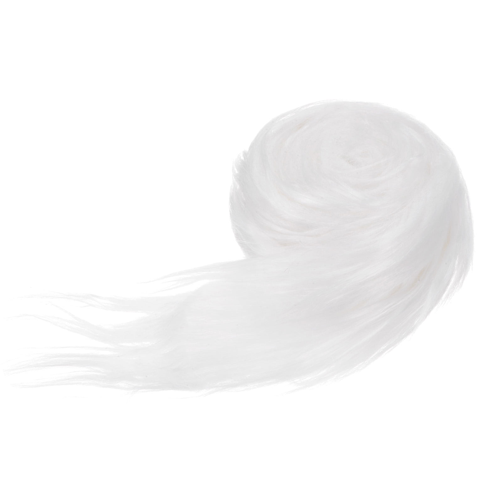 Plush Faux Fur Fabric Strips - 2 Pack 59x2 Inch Fluffy Fur Ribbon For DIY Crafts, Christmas Gnomes, Costumes