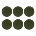 thumbnail image 1 of Uxcell Faux Fur Pom Poms for Hats, 6 Pcs Fluffy Soft Fur Poms Balls with Elastic Loop for Keychain Knitting Hats DIY Scarves Gloves Bag Christmas, Dark Green, 1 of 6