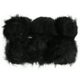 thumbnail image 1 of Uxcell Faux Fur Pom Poms for Hats, Fluffy Soft Fur Poms Balls with Elastic Loop, Black 6Pack, 1 of 6