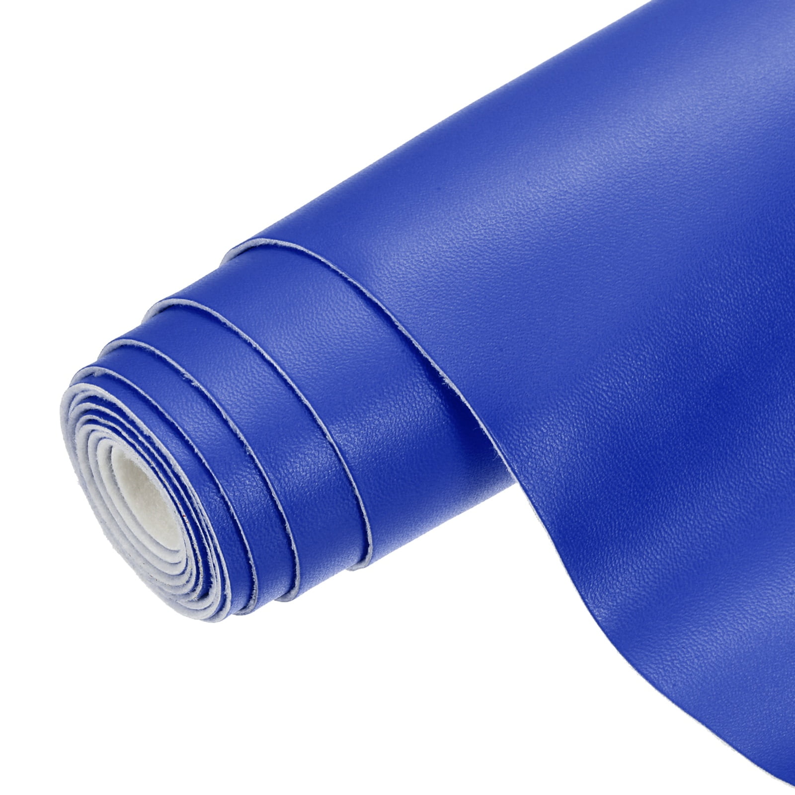 Uxcell Faux Leather 1 Yards Length 1mm Thick PU Leather for Sofa Bags DIY Crafts, Blue