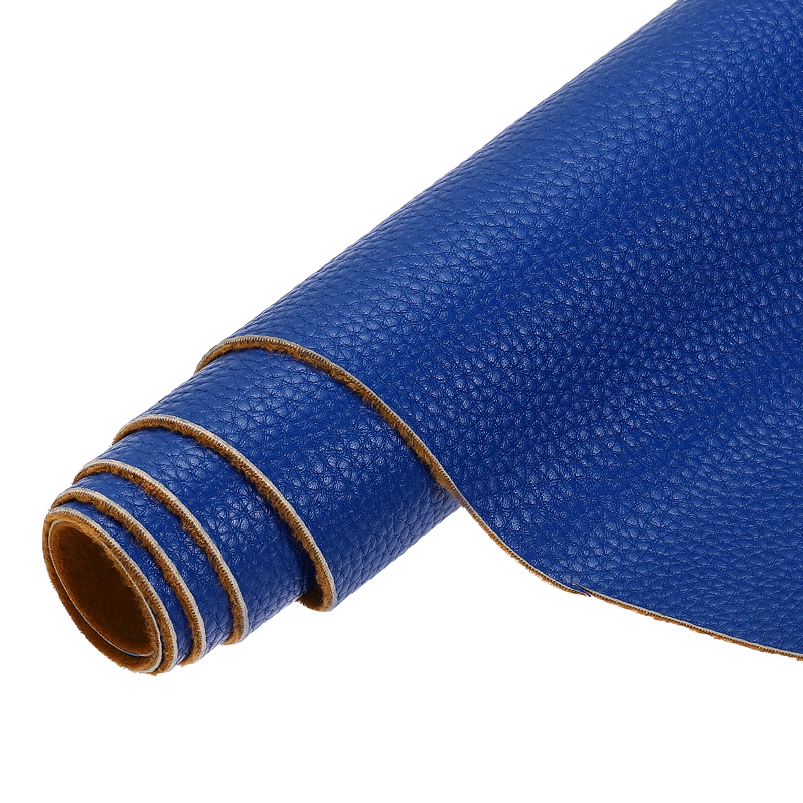 Uxcell Faux Leather Fabric Sheets, 54x36 Inch Waterproof Solid Soft PU Synthetic Leather Sheet for Upholstery Replacement Renovate Sofa Furniture Bag Crafts DIY Sewings(Deep Blue)