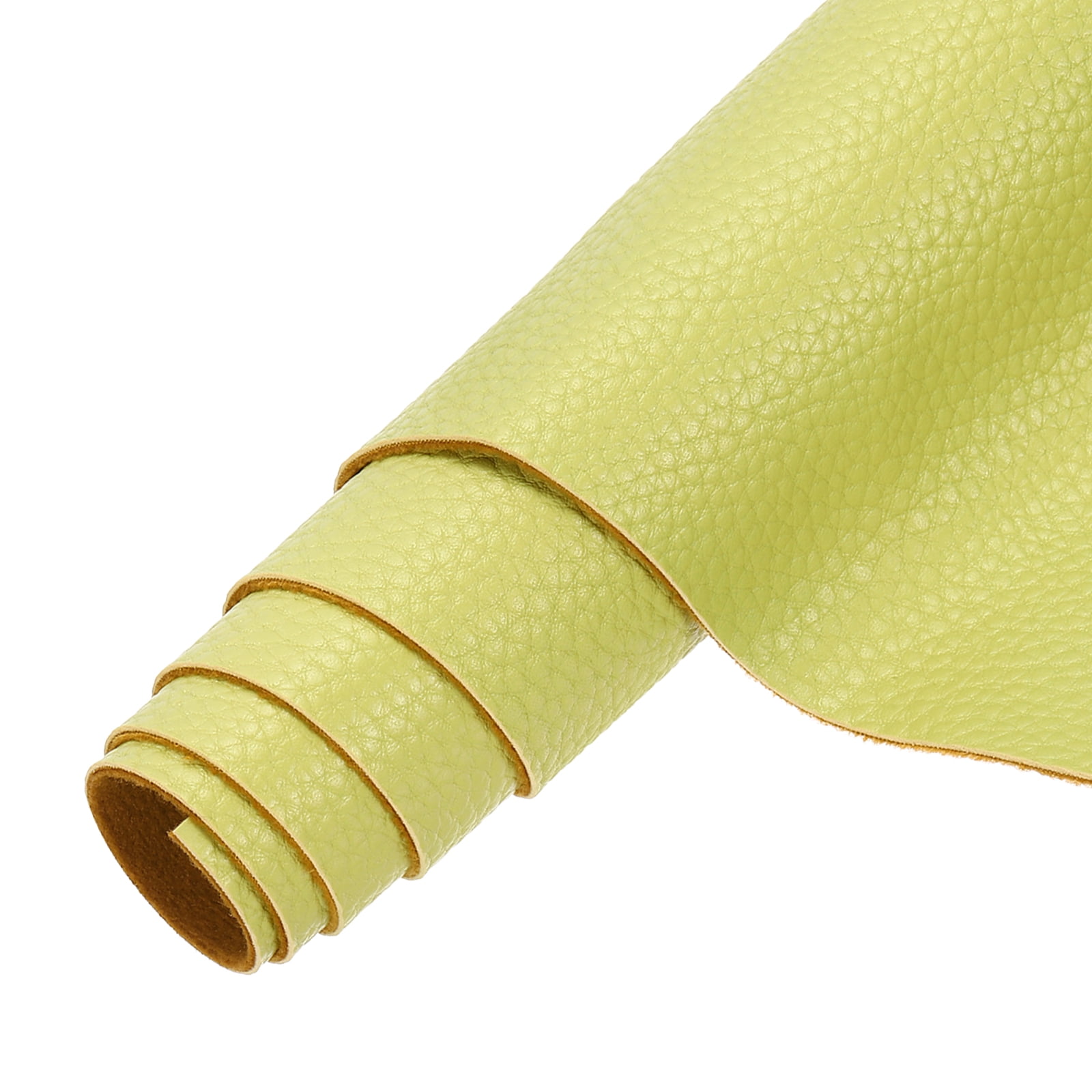 Uxcell Faux Leather Fabric Sheets, 54x36 Inch Waterproof Solid Soft PU Synthetic Leather Sheet for Upholstery Replacement Renovate Sofa Furniture Bag Crafts DIY Sewings(Light Green)